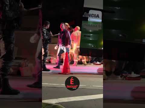 MOTOCICLISTA ATROPELA CAVALO NA RODOVIA DOS MINÉRIOS EM ALMIRANTE TAMANDARÉ