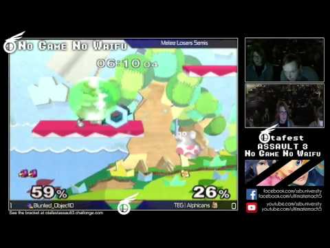 Blunted_Object10 (Falco) vs TEG | Alphicans (Fox) - Otafest Assault 3 Melee Losers Semis