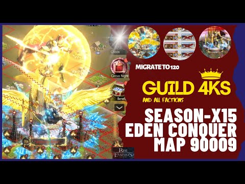 Swap Gates and Path to Geminis | Rise of Empires Ice and Fire | SEASON-X15 EDEN CONQUER MAP 0009