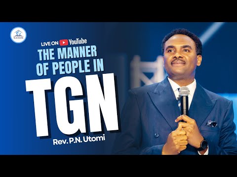 THE MANNER OF PEOPLE IN TGN