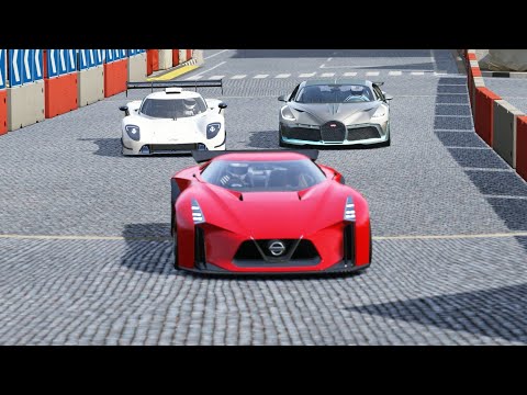 Nissan Concept 2020 Vision GT vs Ultima RS vs Bugatti Divo at Higlands