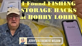 Fishing Storage HACKS from HOBBY LOBBY!