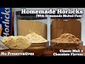 Homemade Horlicks Powder Recipe Step-By-Step Tutorial | 2 Popular Favours Plain & Chocolate !