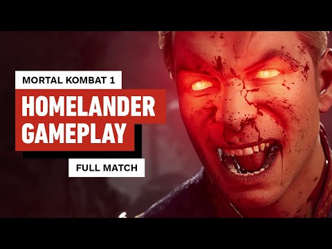 Mortal Kombat 1 - Full Homelander Match Gameplay | Kombat Kast