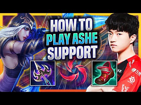 LEARN HOW TO PLAY ASHE SUPPORT LIKE A PRO! | T1 Keria Plays Ashe Support vs Annie!  Season 2023