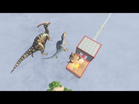 Jumping Over the Lava Trap Pool | Extreme Jumping Challenge - Animal Revolt Battle Simulator