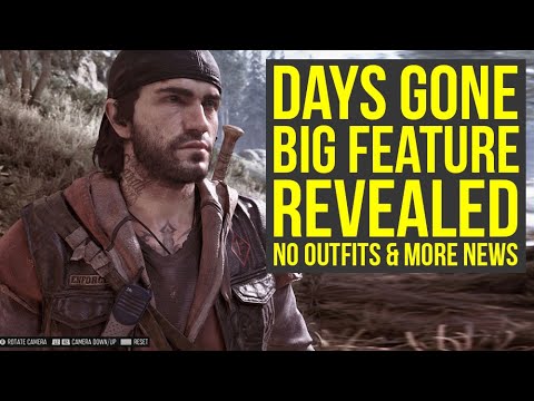 Days Gone Gameplay - Sony Reveals Big New Feature, No Outfits & More News (Days Gone PS4) Video