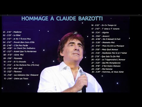 Claude Barzotti Ses Plus Beaux Succès The Best Of Claude Barzotti #barzotti
