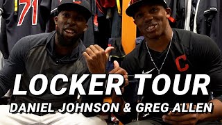 Locker Tour: Daniel Johnson & Greg Allen (FUNNIEST LT EVER)