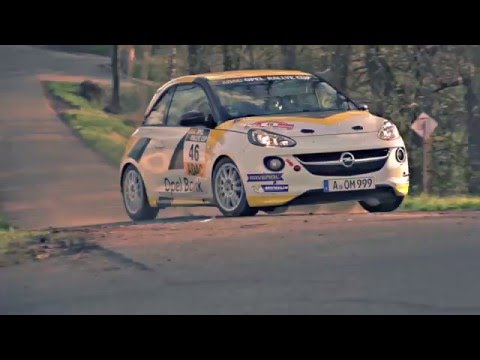 Niki Schelle im Opel ADAM Cup | ADAC Opel Rallye Cup 2016