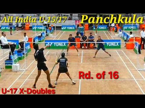 Sanrekh/Shruti Vs Jai/Alisha, U17 XD Rd. of 16, All India Panchkula Sept 2025