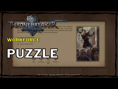 Thronebreaker: The Witcher Tales - Workforce Puzzle [Eliminate the Slave Drivers] (Rivia)