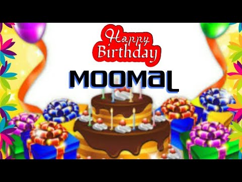 Happy birthday 🎂 dear moomal