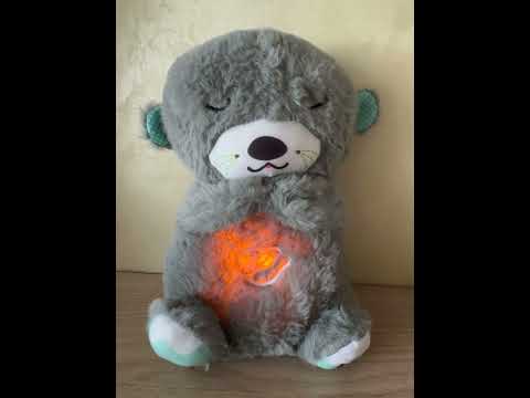 фото игрушка для засыпания выдра для сна, дышащая игрушка. серый 0