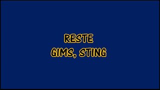 GIMS, Sting - Reste Lyrics | (Letra en Francés) | (Traducida al Español)