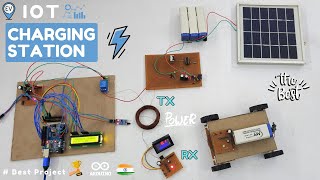 IOT based Wireless Charging Station for Electric Vehicles (EVs) | Best Engineering Project