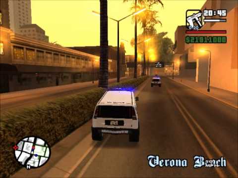 GTA SA: SAPD First Response Mod v3.0 Gameplay 13 (Bouncing it Off)
