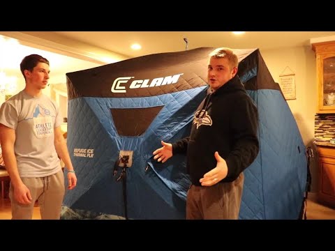 Clam Refuge Ice Thermal FLR unboxing and review!