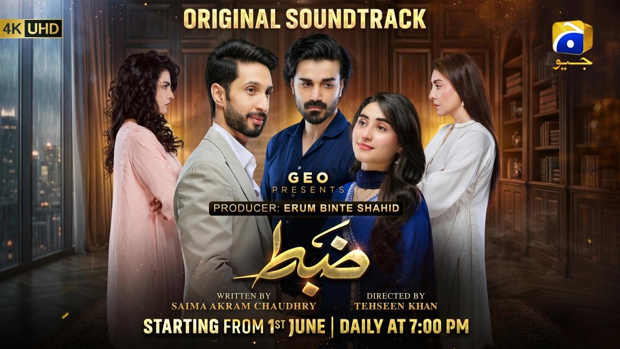 Zabt | Full OST | Starting from 1st June | Daily at 7:00 PM | Har Pal Geo