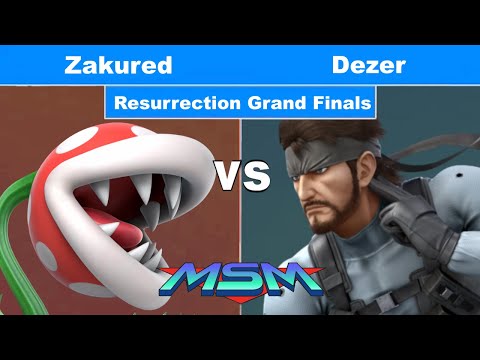 MSM Online 34: Zakured (Plant) Vs. Dezer (Snake) Resurrection Grand Finals - Smash Ultimate