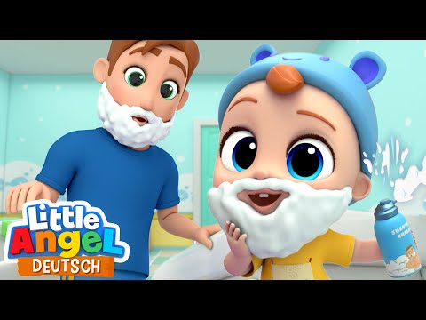 Ich will wie mein Papa sein! | Rollenvorbilder | Little Angel Deutsch - Kinderlieder