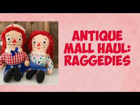 KNICKERBOCKER Raggedy Ann & Andy dolls