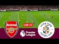 Arsenal vs Luton Town Premier League 23/24 Full Match - Video Game Simulation PES 2021