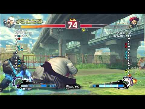 SSF4 AE [Rufus] chobixinco vs tokido77 [Akuma]