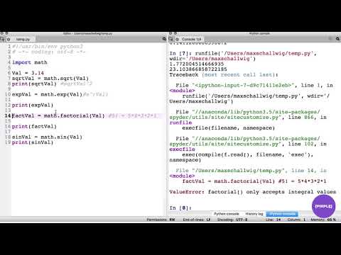 The Math Library In Python 3 Python Is Easy