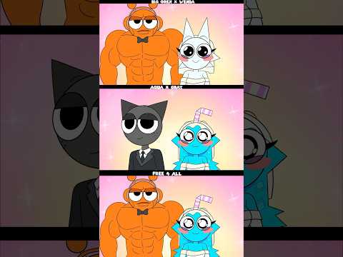 #sprunki #animation #wenda #wedding #gray #aqua #oren