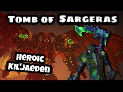 Tomb of Sargeras Heroic Kil'jaeden kill | Affliction Warlock PoV | AOTC Achievement