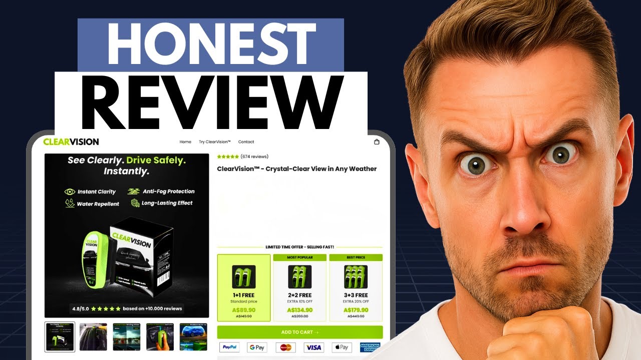 ClearVision Glass Cleaner Review 2026 - SCAM or LEGIT??