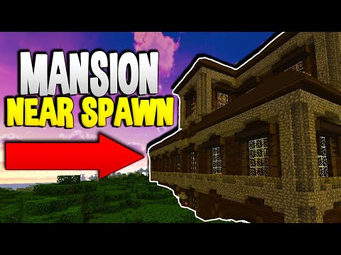 Village And Mansion Near Spawn Minecraft Seeds