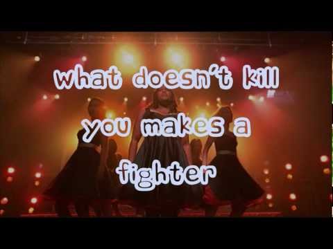 Glee What doesn't kill you (stronger) lyrics