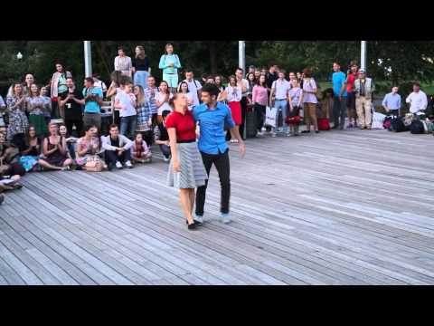 Cam2: Daniil Nikulin & Maria Kopylova at Open Air Lindy Hop Contest