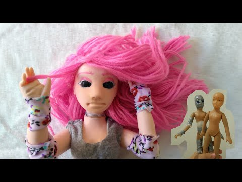 Processo de trabalho: transformando boneca simples  em articulada | Parte 2: acrescentando biscuit