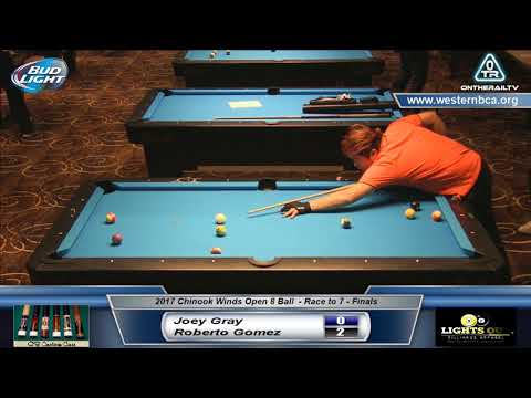 2017 Chinook Winds Open 8-Ball – Roberto Gomez vs Joey Gray - Finals