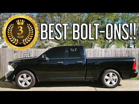 TOP 3 BEST BOLT-ON MODS for your Ram 1500!!