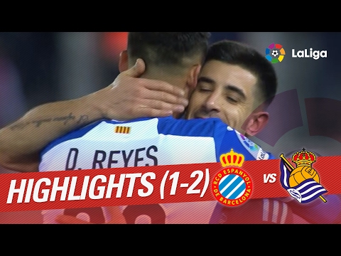 Resumen de RCD Espanyol vs Real Sociedad (1-2)