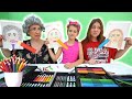 Ruby And Bonnie DRAWING Yourself Challenge