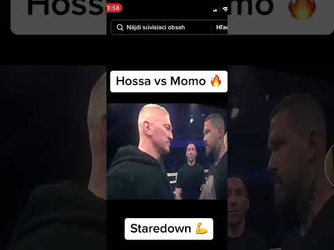 Hossa vs Momo staredow💪 #viral #hossa #momo #hossavsmomo #fightnightchallange #fight #staredown