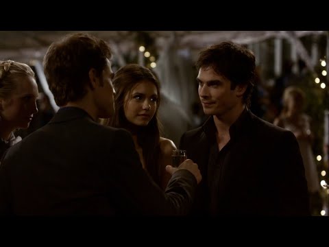 TVD 1x4 - Damon and Elena at the Founder's party | Delena Scenes HD