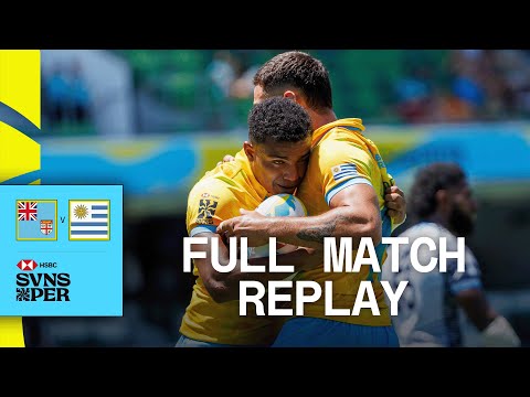 UNBELIEVEABLE comeback 🤯 | Fiji v Uruguay | Perth HSBC SVNS 2025 | Full Match Replay