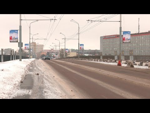 Сельмашевский путепровод в Гомеле закроют на капитальный ремонт с 10-го марта видео
