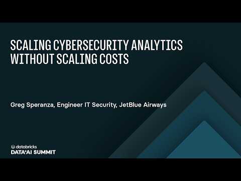 Watch: Scaling Cybersecurity Analytics Without Scaling Costs