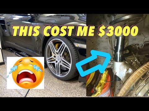 Bent my strut at the track - 997 turbo strut replacement