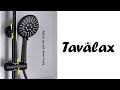Tavalax d2 Aukštos Kokybės Dušo Sistema su Reguliuojamu Aukščiu ir Dušo Galvutėmis