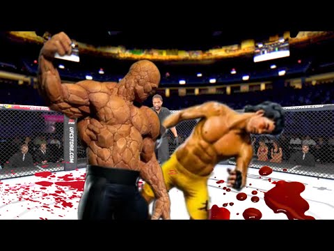 UFC4 Bruce Lee vs. Stone Titan EA Sports UFC 4