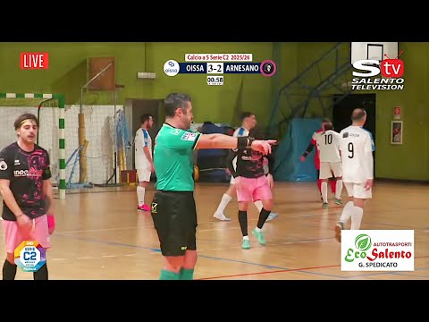 Calcio a 5 Serie C2 - Girone C: Partita integrale di OISSA 🆚 FUTSAL ARNESANO 3-2