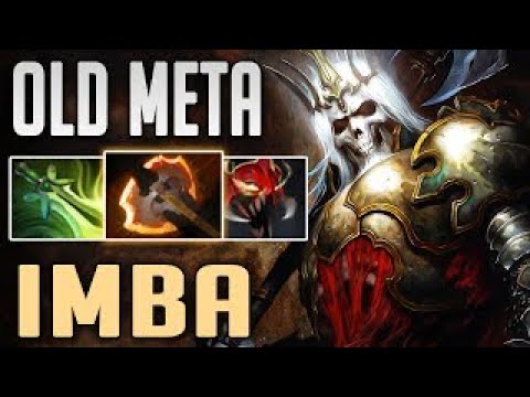 Old META Wraith King with Butterfly and BattleFury by rmN- | Dota 2 7.06 WK Highlights